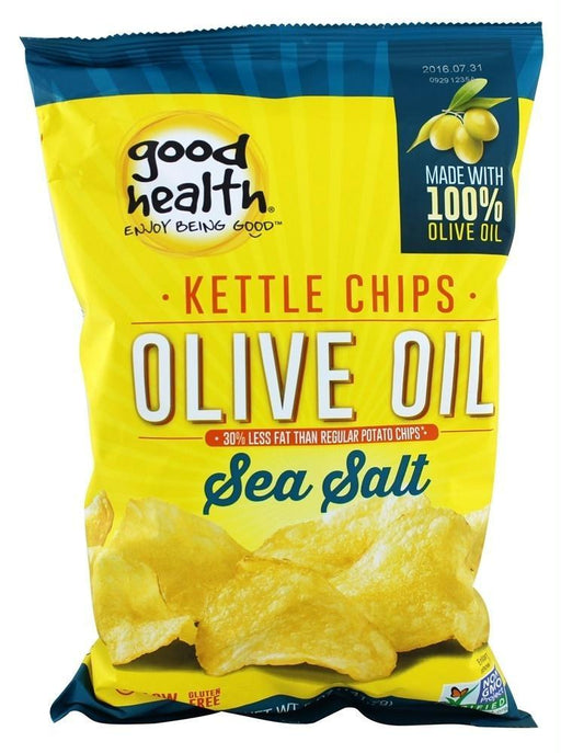 Good Health: Kettle Chips Olive Oil Sea Salt, 5 Oz