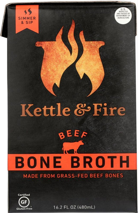 Kettle And Fire: Beef Bone Broth, 16.9 Oz