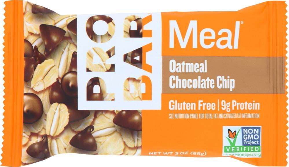 Probar: Bar Meal Oatmeal Chocolate Chip, 3 Oz