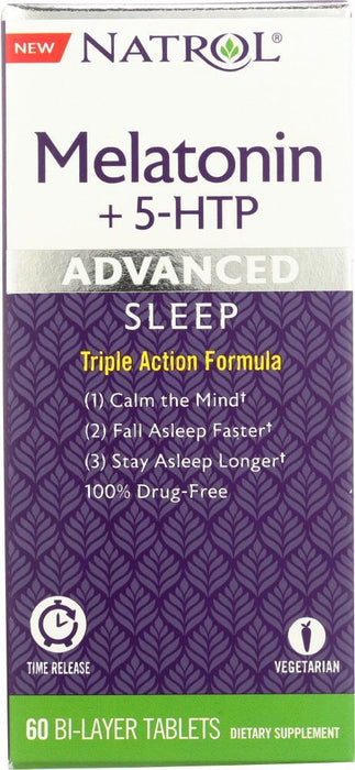 Natrol: Melatonin 5 Htp, 60 Tb