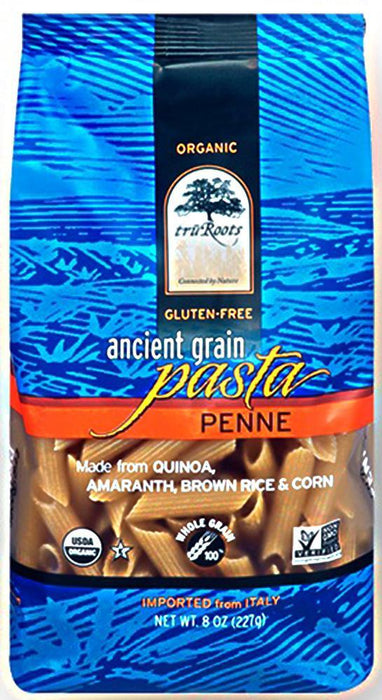 Truroots: Organic Ancient Grain Penne Pasta Gluten Free, 8 Oz