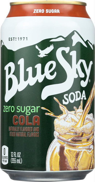 Blue Sky: Zero Sugar Soda Cola Zero (72.000 Oz)