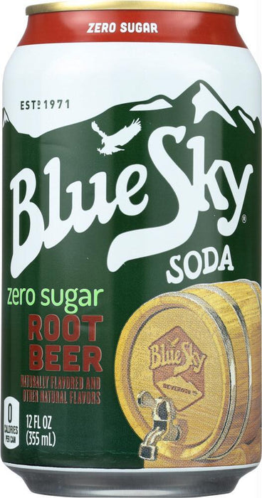 Blue Sky: Zero Sugar Soda Root Bee (72.000 Oz)