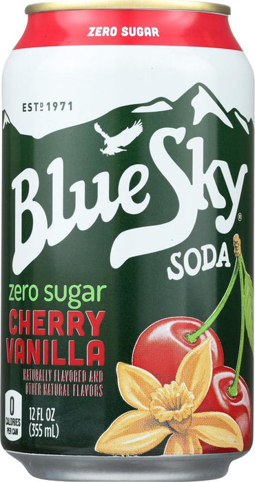 Blue Sky: Zero Sugar Soda Cherry Vanilla (72.000 Oz)