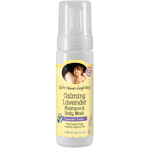 Earth Mama: Angel Baby Calming Lavender Body Wash & Shampoo, 5.3 Oz