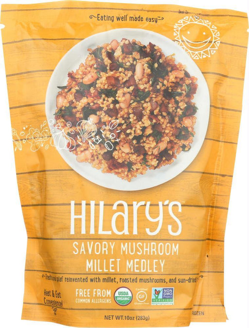 Hilarys Eat Well: Savory Mushroom Millet Medley Entree, 10 Oz