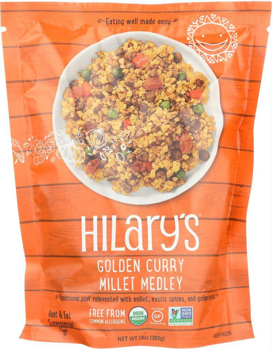 Hilarys Eat Well: Golden Curry Millet Medley Entree, 10 Oz