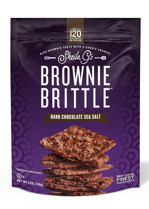 Sheila Gs: Brownie Brittle Dark Chocolate Sea Salt, 5 Oz