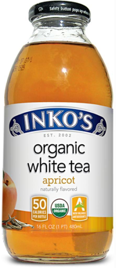 Inko's: Apricot White Tea, 16 Oz