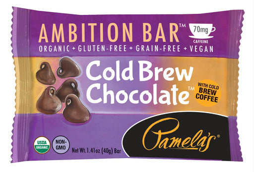 Pamelas: Cold Brew Chocolate Ambition Bar 1.41 Oz