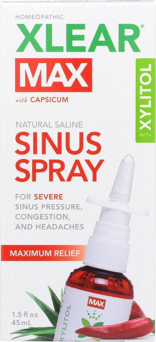 Xlear: Nasal Spray Sinus Max (1.500 Oz)