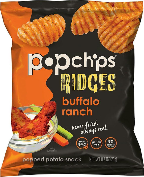 Popchips: Chip Ridges Buffalo Ranch, 5 Oz