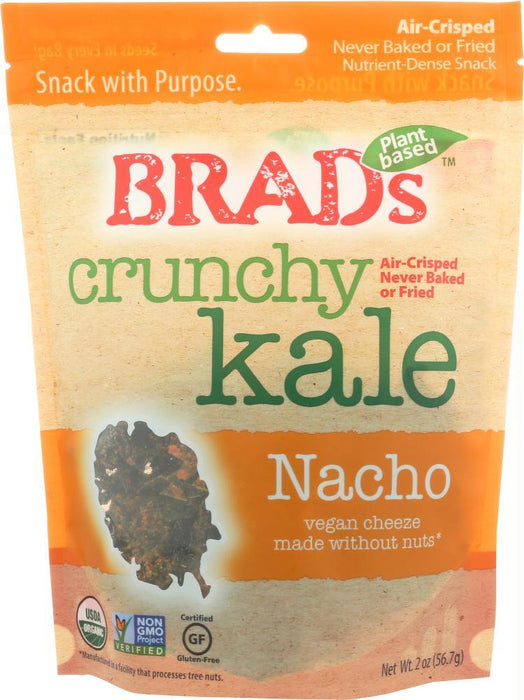 Brads Raw: Kale Crunchy Nacho, 2 Oz