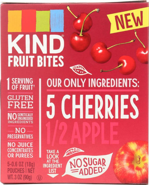 Kind: Fruit Bites Cherry Apple, 1 Bx