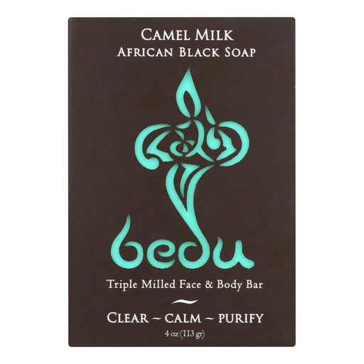 Bedu: African Black Camel Milk Soap, 4 Oz