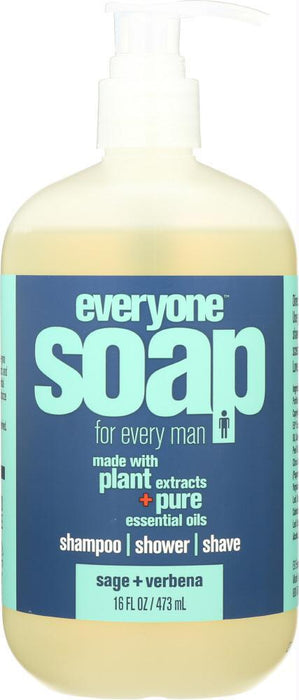 Everyone: Men’s Soap Sage & Verbena, 16 Oz