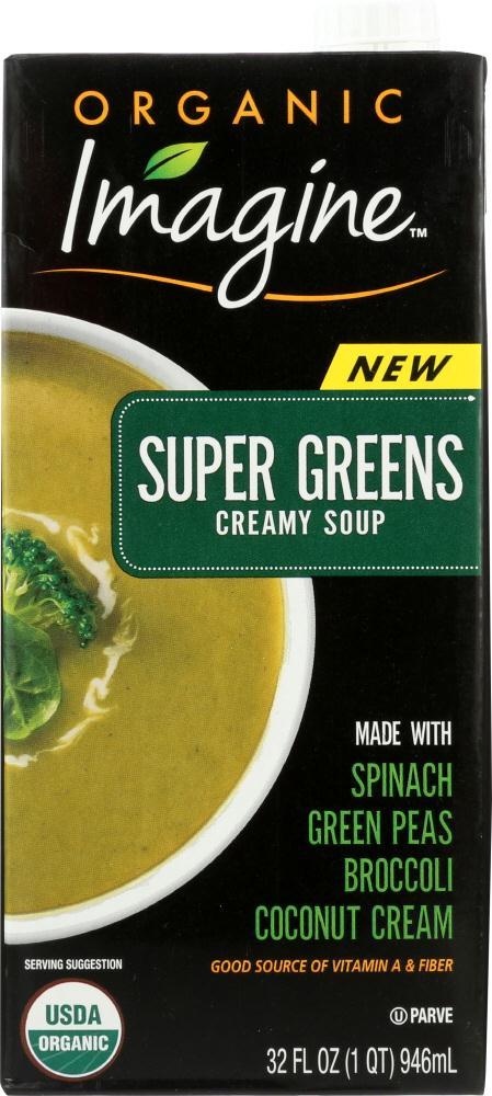 Imagine: Creamy Super Greens Soup Organic, 32 Oz