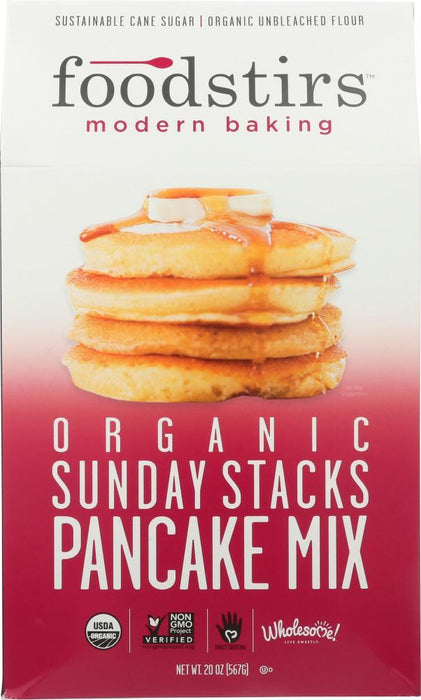 Foodstirs: Organic Sunday Stacks Pancake Mix, 20 Oz