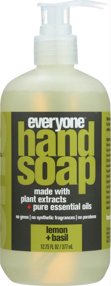 Everyone: Liquid Hand Soap Lemon & Basil, 12.75 Oz