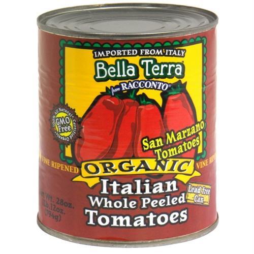 Bella Terra: Organic Italian Whole Peeled Tomatoes, 28 Oz