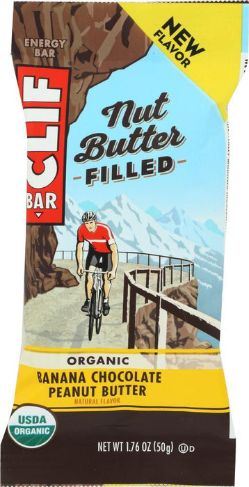 Clif: Bar Nut Butter Filled Organic Banana Chocolate Peanut Butter, 1.76 Oz