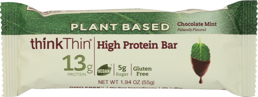 Think Thin: Bar Prtn Plant Mint Choc (1.940 Oz)