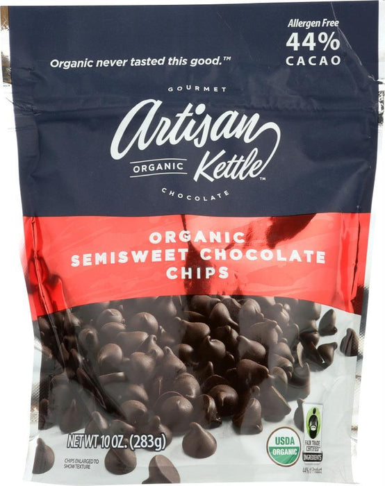 Artisan Kettle: Morsels Organic Semisweet Chocolate, 10 Oz