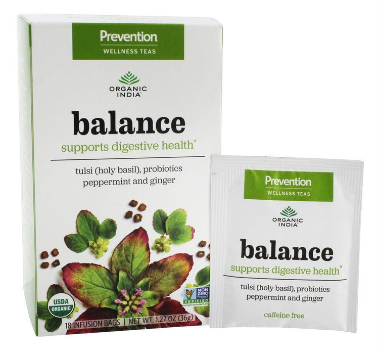 Organic India: Balance Prevention Tea, 18 Bags