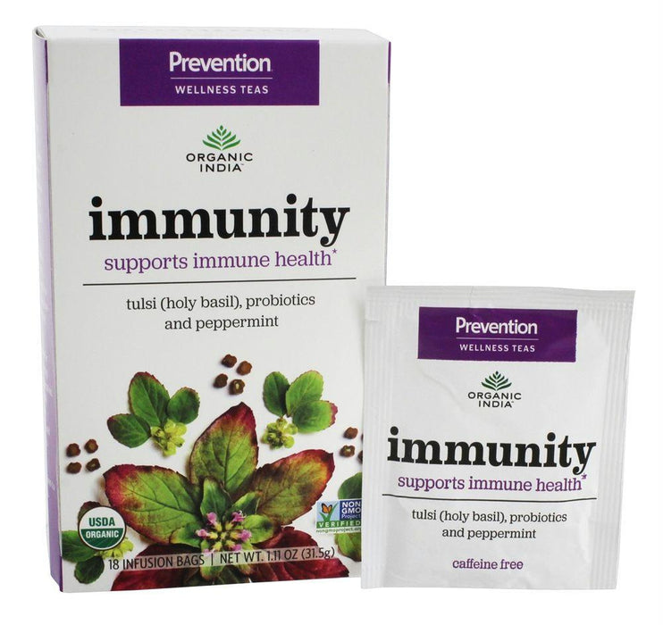 Organic India: Immunity Prevention Tea, 18 Bags