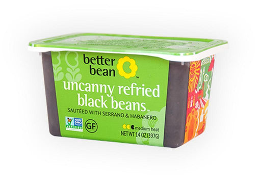 Better Bean: Uncanny Refried Black Beans, 14 Oz