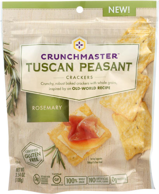 Crunchmaster: Cracker Tuscan Rosemary, 3.54 Oz