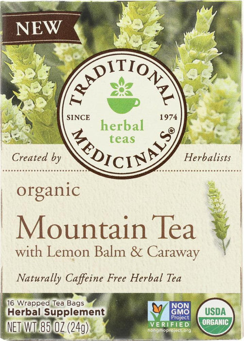 Traditional Medicinals: Tea Mountain W Lmn Blm Or (16.000 Bg)