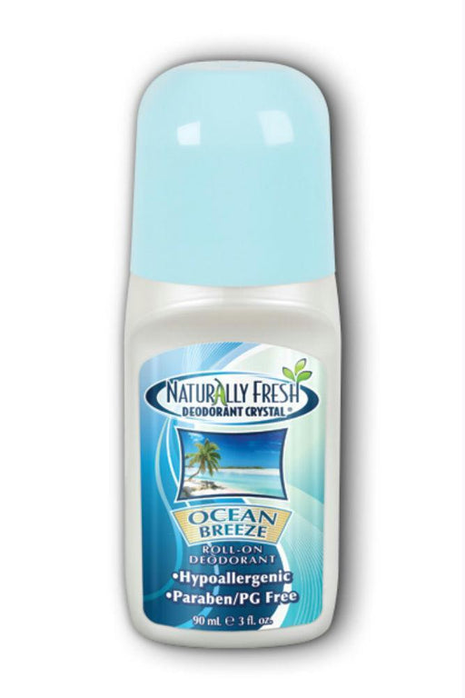 Naturally Fresh: Deodorant Crystal Roll-on Ocean Breeze, 3 Oz