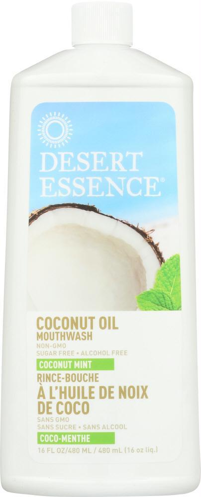 Desert Essence: Mouthwash Coconut Oil, 16 Fl Oz