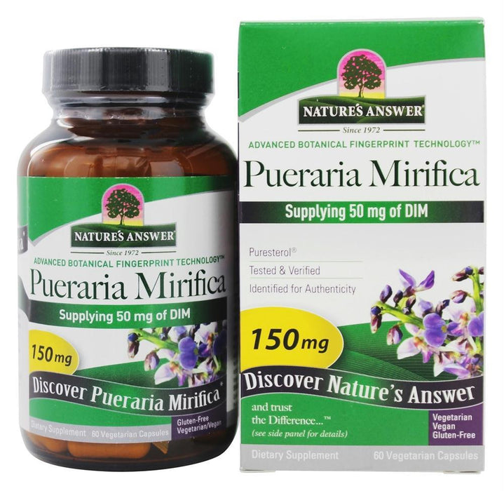 Nature's Answer: Pueraria Mirifica 150 Mg, 60 Veggie Caps