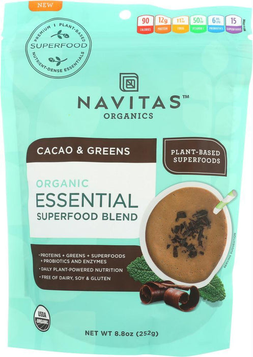 Navitas: Essential Blend Cacao Greens, 8.8 Oz