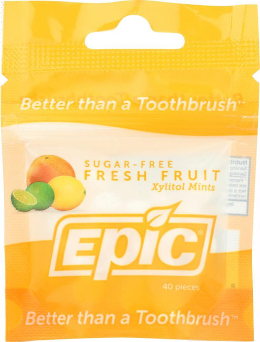 Epic Dental: Mint Fruit Xylitol, 40 Pc