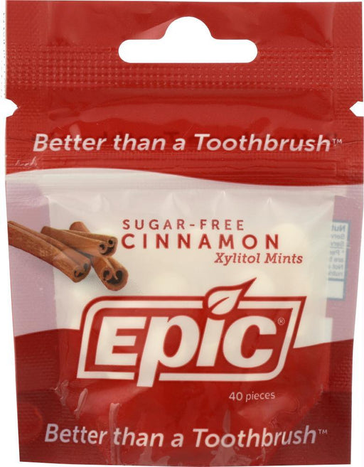 Epic Dental: Cinnamon Mint Xylitol Gum, 40 Pc