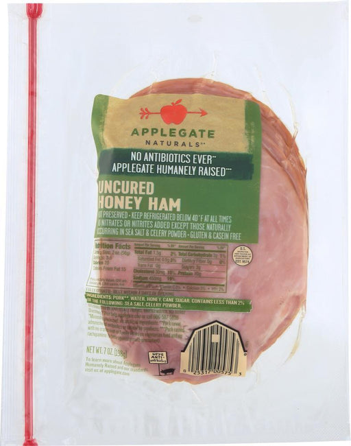 Applegate: Ham Honey Sliced Natural, 7 Oz