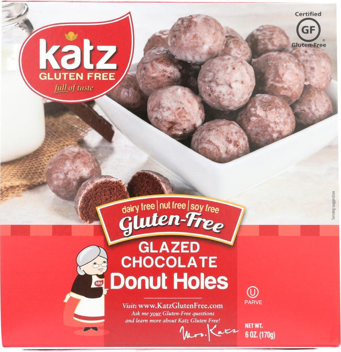 Katz: Glazed Chocolate Donut Holes, 6 Oz