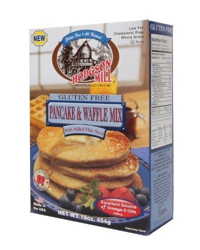 Hodgson Mill: Gluten Free Pancake & Waffle Mix With Flax Seed, 16 Oz