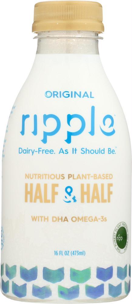 Ripple: Half & Half Original, 16 Oz