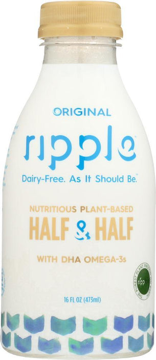 Ripple: Half & Half Original, 16 Oz