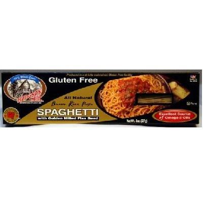 Hodgson Mill: Gluten Free Brown Rice Spaghetti With Golden Milled Flax Seed, 8 Oz