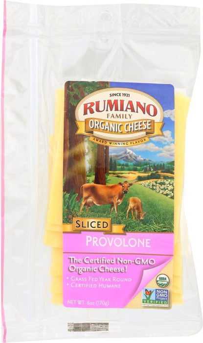 Rumiano Family: Sliced Provolone Shingle Cheese, 6 Oz