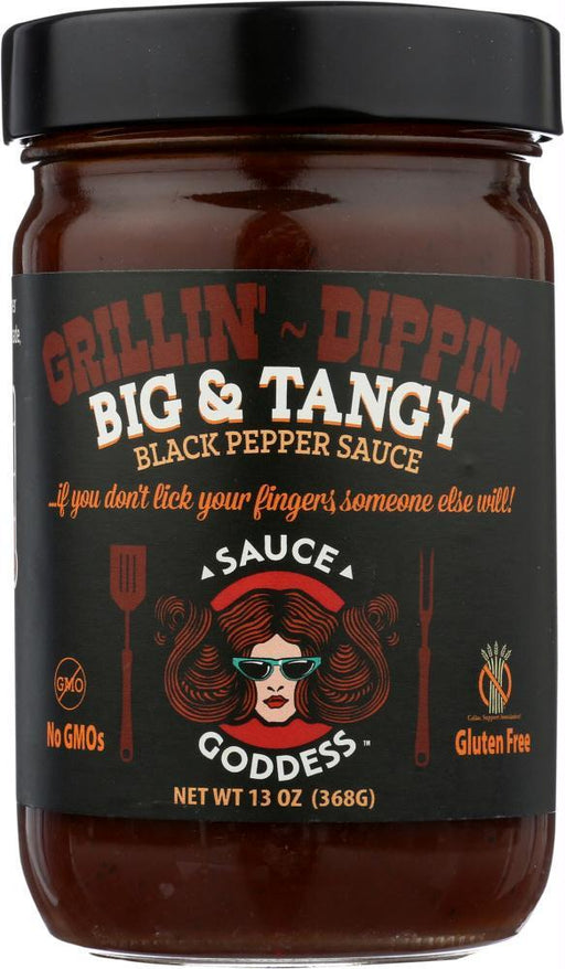 Sauce Goddess: Sauce Tangy Black Pepper, 14 Oz