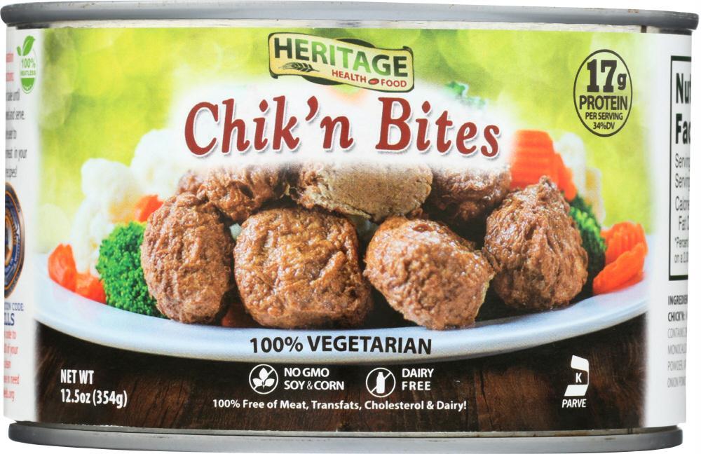 Heritage Health: Chicken Bites Vegan, 13 Oz