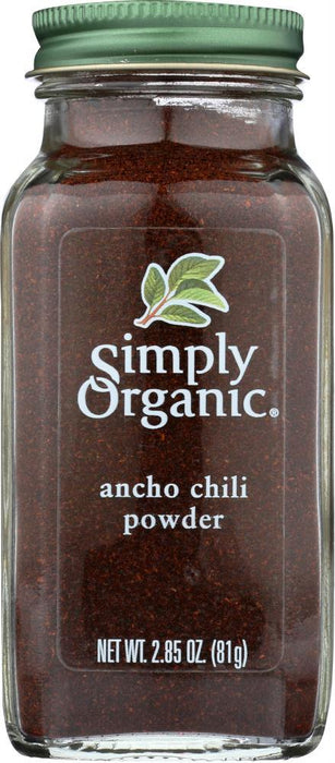 Simply Organic: Powder Chili Anch Crt Org (2.850 Oz)