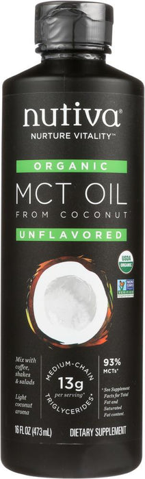 Nutiva: Organic Mct Oil, 16 Oz