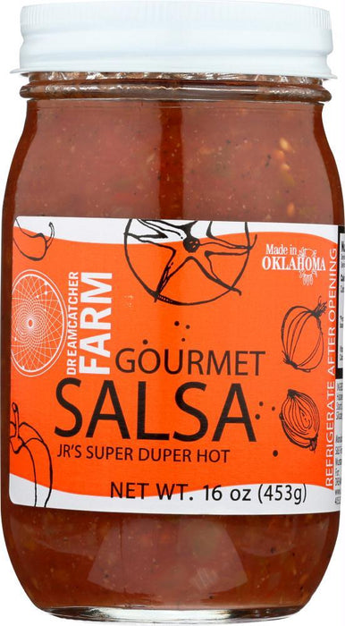 Mamma Dees Salsa: Super Duper Hot Salsa, 16 Oz